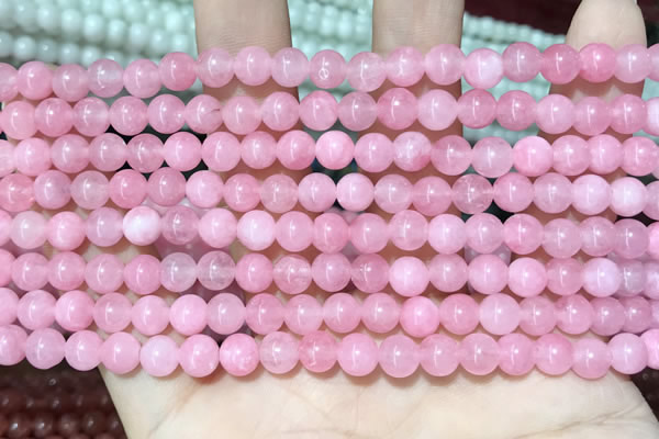 CCN5277 15 inches 6mm round candy jade beads Wholesale