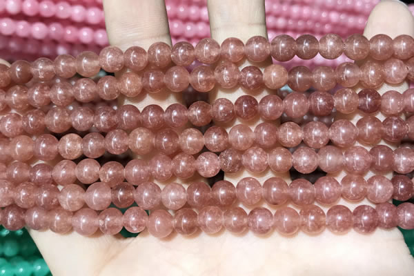 CCN5278 15 inches 6mm round candy jade beads Wholesale