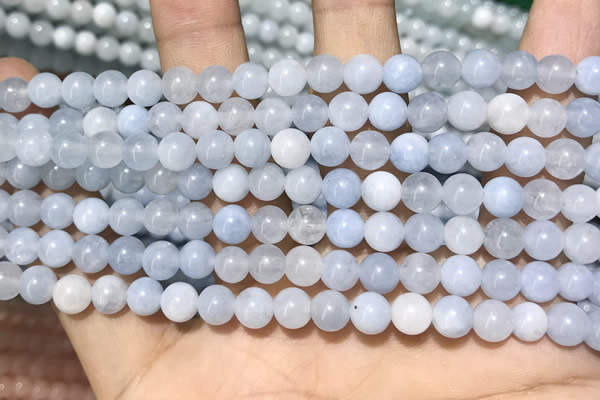 CCN5283 15 inches 6mm round candy jade beads Wholesale