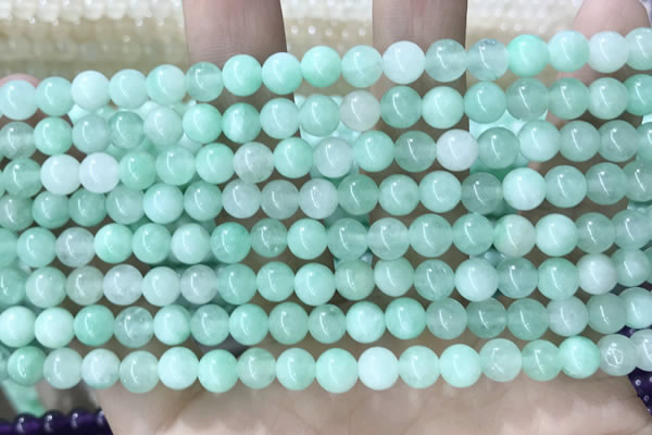 CCN5286 15 inches 6mm round candy jade beads Wholesale