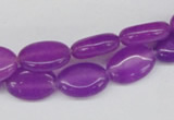 CCN529 15.5 inches 10*14mm oval candy jade beads wholesale