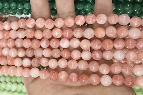 CCN5322 15 inches 8mm round candy jade beads Wholesale