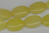 CCN535 15.5 inches 15*20mm oval candy jade beads wholesale