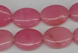 CCN536 15.5 inches 15*20mm oval candy jade beads wholesale