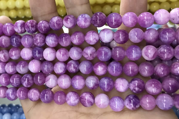 CCN5362 15 inches 8mm round candy jade beads Wholesale