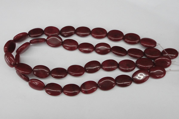 CCN537 15.5 inches 15*20mm oval candy jade beads wholesale