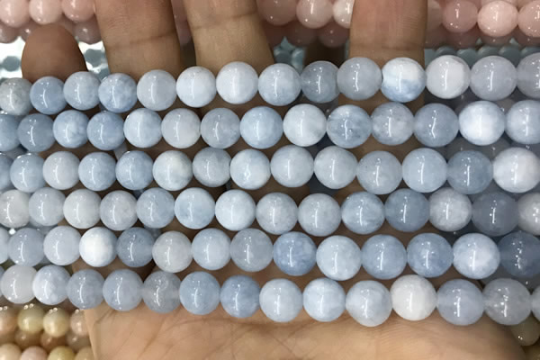 CCN5384 15 inches 8mm round candy jade beads Wholesale