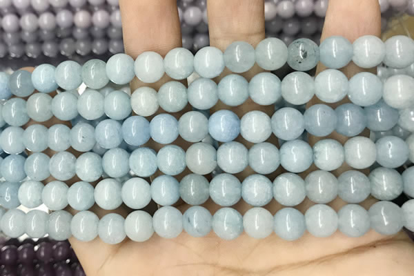 CCN5394 15 inches 8mm round candy jade beads Wholesale