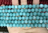 CCN5402 15 inches 8mm round candy jade beads Wholesale