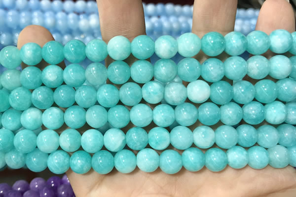 CCN5410 15 inches 8mm round candy jade beads Wholesale