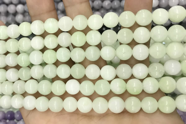 CCN5412 15 inches 8mm round candy jade beads Wholesale