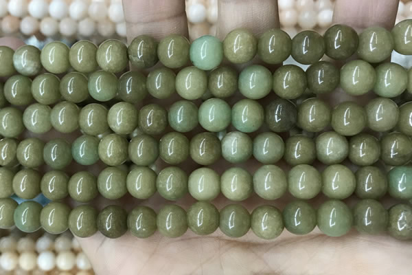 CCN5415 15 inches 8mm round candy jade beads Wholesale