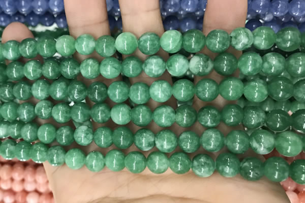 CCN5422 15 inches 8mm round candy jade beads Wholesale