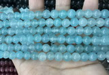 CCN5429 15 inches 8mm round candy jade beads Wholesale