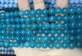 CCN5433 15 inches 8mm round candy jade beads Wholesale