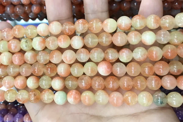 CCN5475 15 inches 8mm round candy jade beads Wholesale