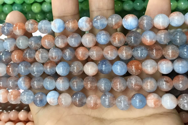 CCN5481 15 inches 8mm round candy jade beads Wholesale