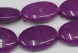 CCN549 15.5 inches 18*25mm oval candy jade beads wholesale