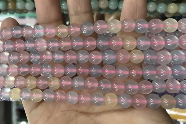 CCN5491 15 inches 8mm round candy jade beads Wholesale