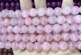 CCN5531 15 inches 8mm round candy jade beads Wholesale