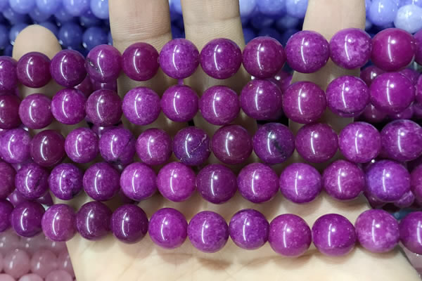 CCN5550 15 inches 8mm round candy jade beads Wholesale