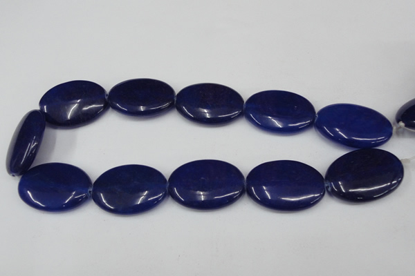 CCN560 15.5 inches 25*35mm oval candy jade beads wholesale