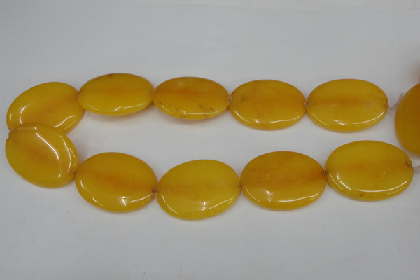 CCN564 15.5 inches 25*35mm oval candy jade beads wholesale