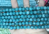 CCN5662 15 inches 8mm faceted round candy jade beads