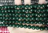 CCN5674 15 inches 8mm faceted round candy jade beads