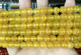 CCN5707 15 inches 8mm faceted round candy jade beads