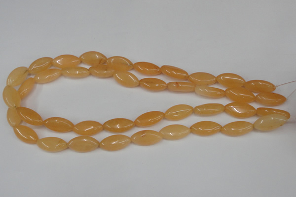 CCN571 15.5 inches 10*20mm marquise candy jade beads wholesale