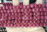 CCN5726 15 inches 8mm faceted round candy jade beads