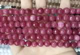 CCN5727 15 inches 8mm faceted round candy jade beads