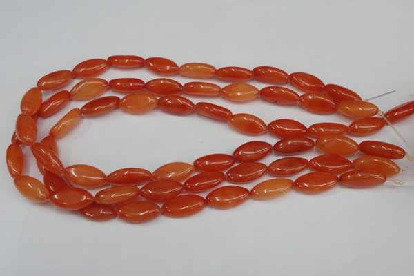 CCN573 15.5 inches 10*20mm marquise candy jade beads wholesale