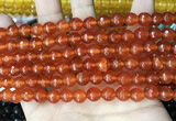 CCN5734 15 inches 8mm faceted round candy jade beads