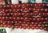 CCN5735 15 inches 8mm faceted round candy jade beads