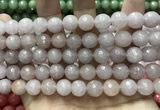 CCN5765 15 inches 10mm faceted round candy jade beads