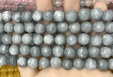 CCN5768 15 inches 10mm faceted round candy jade beads