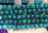 CCN5783 15 inches 10mm faceted round candy jade beads