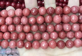 CCN5807 15 inches 10mm faceted round candy jade beads