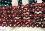 CCN5813 15 inches 10mm faceted round candy jade beads