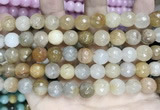 CCN5823 15 inches 10mm faceted round candy jade beads