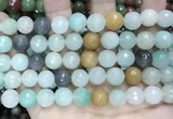 CCN5830 15 inches 10mm faceted round candy jade beads