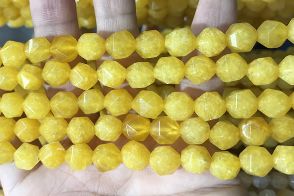 CCN5841 15 inches 8mm faceted nuggets candy jade beads Wholesale