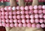 CCN5842 15 inches 8mm faceted nuggets candy jade beads Wholesale