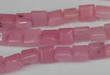 CCN586 15.5 inches 8*8mm square candy jade beads wholesale