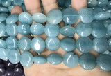 CCN5888 15 inches 15mm flat round candy jade beads Wholesale