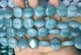 CCN5889 15 inches 15mm flat round candy jade beads Wholesale