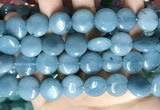 CCN5892 15 inches 15mm flat round candy jade beads Wholesale