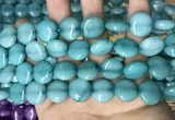 CCN5894 15 inches 15mm flat round candy jade beads Wholesale